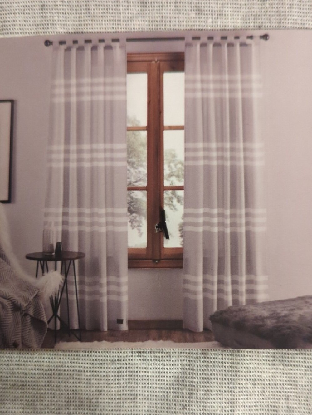 UGG Riley Window Panel - Light Heather Gray - Picture 2 of 5